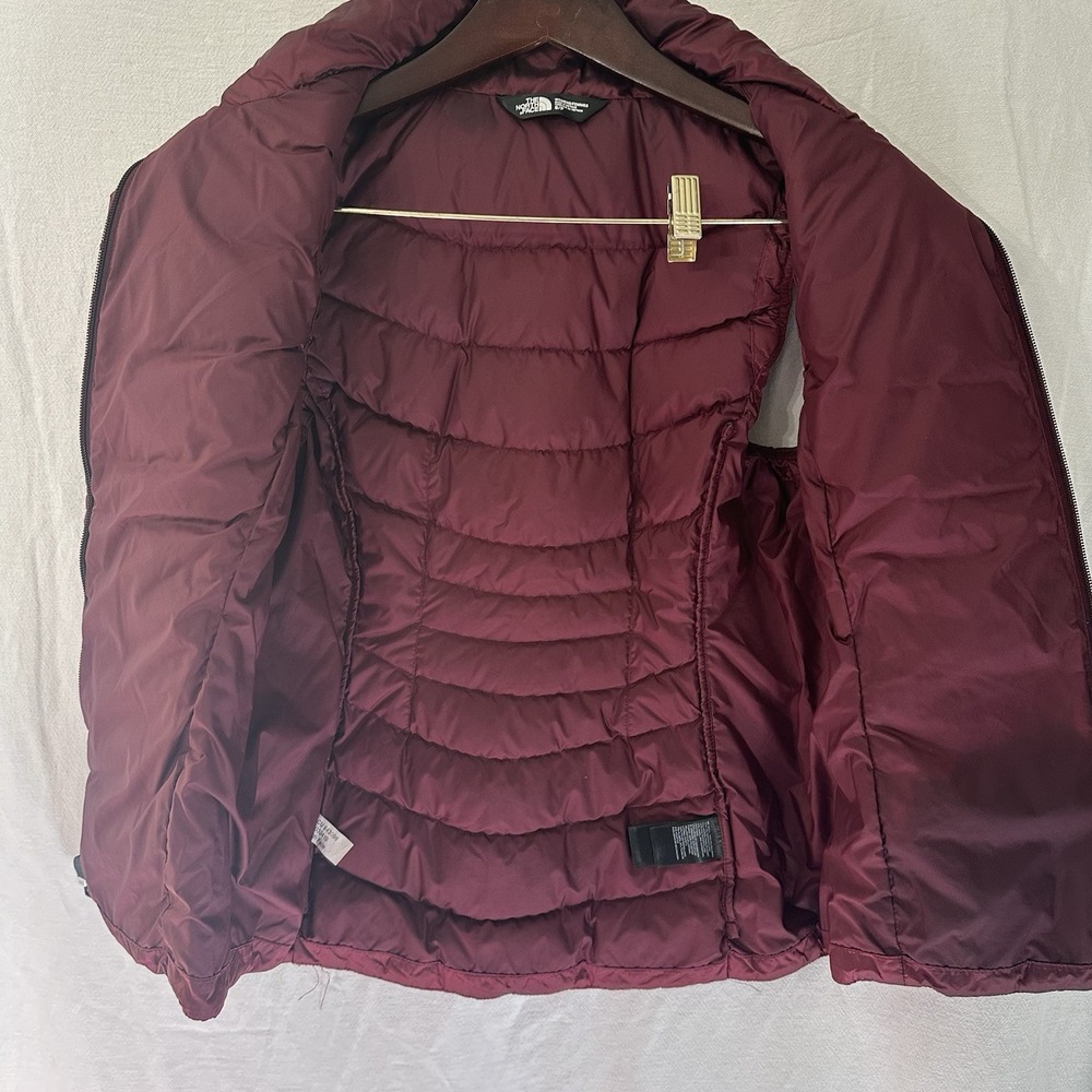 The North Face Puffer Vest Womens Small Red Goose Down 550 Quilted Aconcagua‎ - Picture 8 of 9